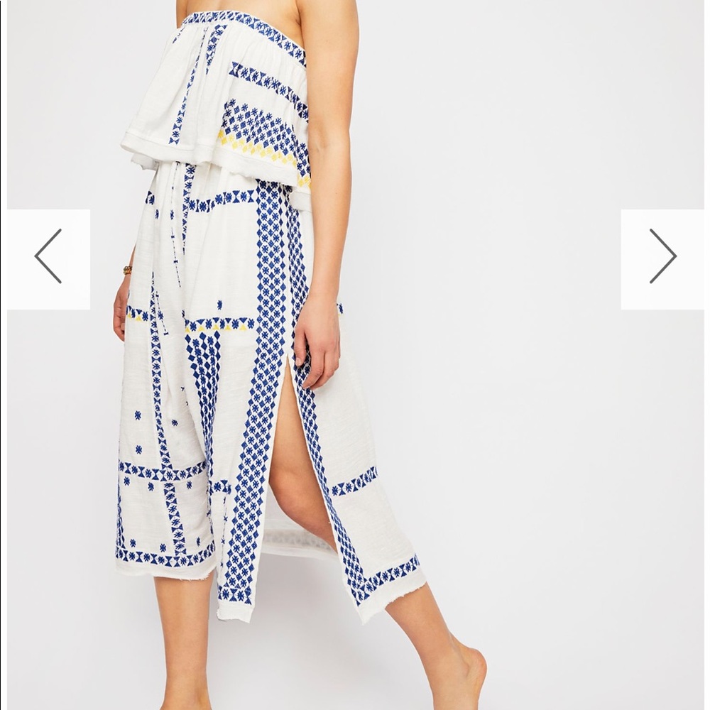 NWTFree People Wild Romance Embroidered Midi Dress